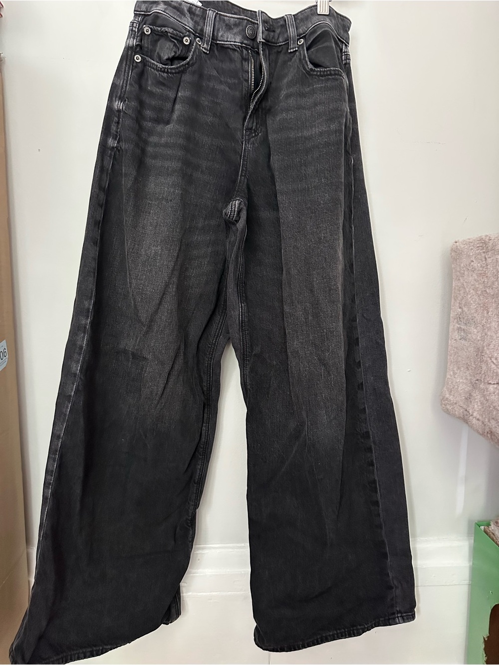 Women’s Wide Leg Black Jeans